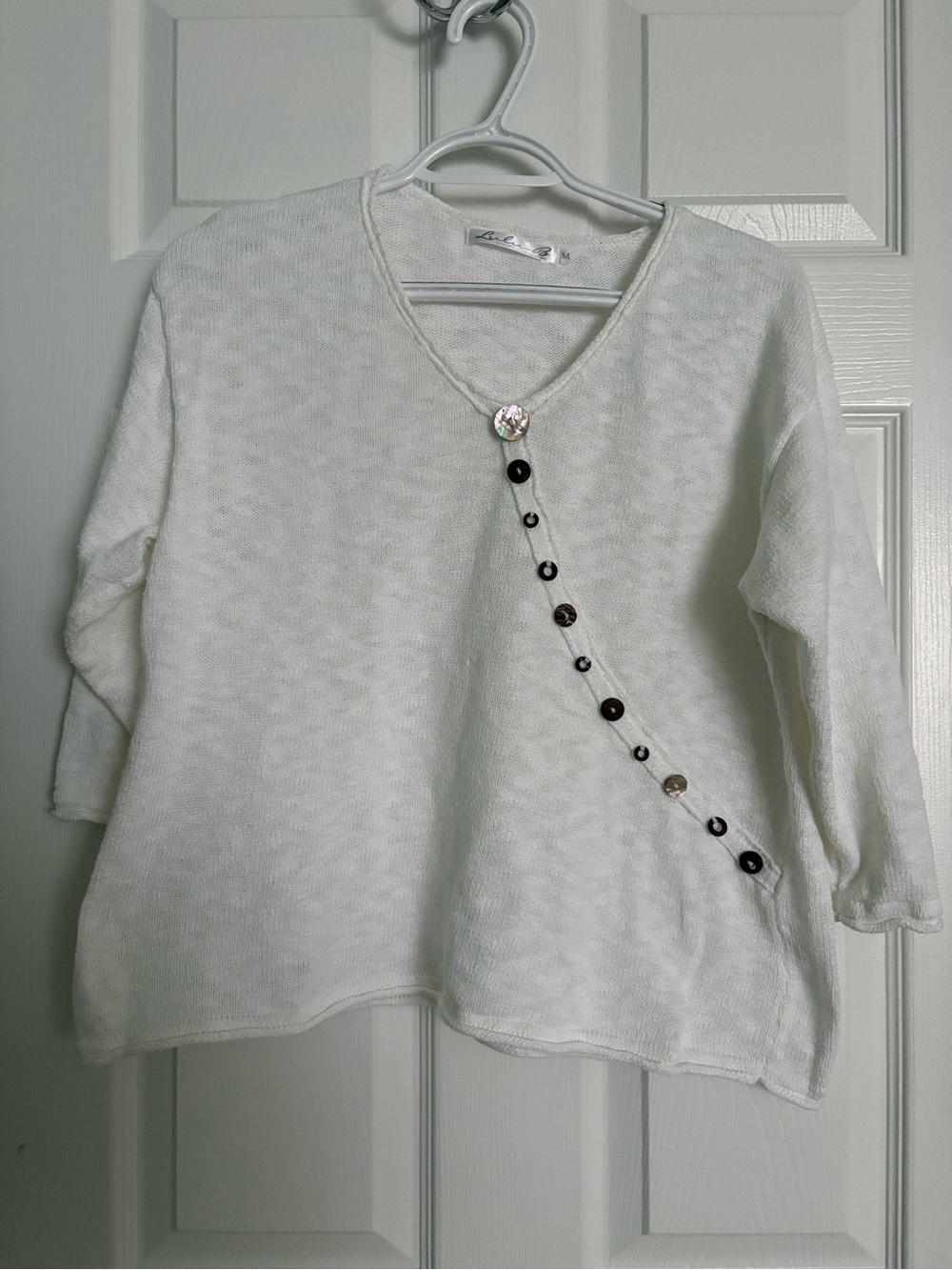 Lulu-B Cream Knit Sweater